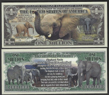 USA - FANTASY NOTE -  ELEPHANT  - UNC / SERIES  WILDLIFE - Other & Unclassified