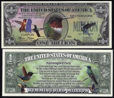 USA - FANTASY NOTE -  THE  HUMMINGBIRD - UNC / SERIES  WILDLIFE - Otros & Sin Clasificación