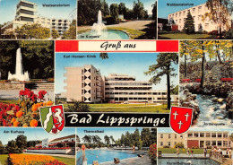 Bad Lippspringe - Westsanatorium, Waldsanatorium, Thermalbad, Kurmittelhaus Gelaufen 1977 (2917) - Bad Lippspringe