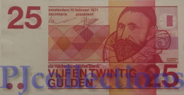 NETHERLANDS 25 GULDEN 1971 PICK 92a AUNC - 25 Gulden