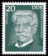 DDR 1975 MNH, Albert Schweitzer, Nobel Peace - Albert Schweitzer