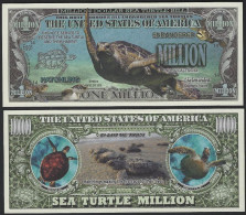 USA - FANTASY NOTE -  THE  SEA  TURTLE - UNC / SERIES  WILDLIFE - Other & Unclassified