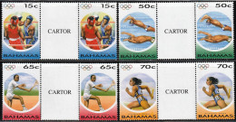 2004 Bahamas Summer Olympic Games In Athens Gutter Pair Set (**/MNH/UMM) - Summer 2004: Athens