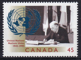 MiNr. 1520 Kanada (Dominion) 1995, 24. Okt. 50 Jahre Vereinte Nationen (UNO) - Postfrisch/**/MNH  - Ungebraucht