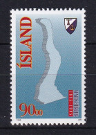 MiNr. 819 Island 1995, 14. März. 100 Jahre Stadt Seyðisfjörður - Postfrisch/**/MNH  - Ungebraucht