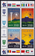 MiNr. 820 - 823 Island1995, 14. März. Handball-Weltmeisterschaft Der Männer - Postfrisch/**/MNH  - Nuovi