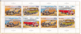 MiNr. 846 - 849 Island 1996, 13. Mai. Postautos. Odr., Kleinbogen Und Markenheftchen - Postfrisch/**/MNH  - Neufs