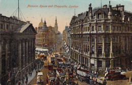 ANGLETERRE - LONDON - Mansion House And Cheapside - Carte Postale Ancienne - Otros & Sin Clasificación