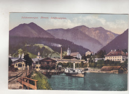 C8702) Salzkammergut EBENSEE - LANDUNGSPLATZ Mit Alem SCHIFF -  Schlot U. Kirche 1906 - Ebensee