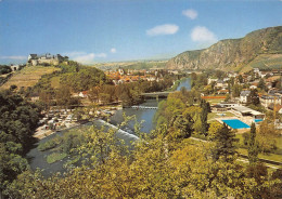 Bad Münster Am Stein-Ebernburg An Der Nahe Mit Dem Thermalschwimmbad Und Dem Rotenfels Ngl. (2902) - Bad Muenster A. Stein - Ebernburg