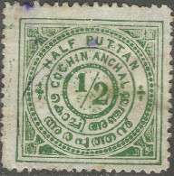 Cochin(India). 1902-3 Definitives. ½put Used SG 17 - Cochin