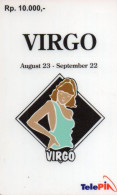 INDONESIA - PREPAID - TELEPIN - ZODIAC - VIRGO - Indonésie