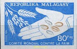 193520 MNH MADAGASCAR 1974 CAMPAÑA MUNDIAL CONTRA EL HAMBRE - Madagascar (1960-...)