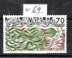 T.A.A.F. / FLORE MARINE / N° 69 NEUF * * ALGUES - Unused Stamps