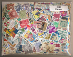  Offer - Lot Stamps - Paqueteria  Paises Europeos 2000 Sellos Diferentes        - Vrac (min 1000 Timbres)