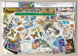  Offer - Lot Stamps - Paqueteria  Mundial 1000 Diferentes / Especial / Elegante - Lots & Kiloware (mixtures) - Min. 1000 Stamps