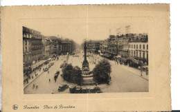 BRUXELLES  PLACE DE BROUCHERE ED TILL VERS 1920 - Marktpleinen, Pleinen