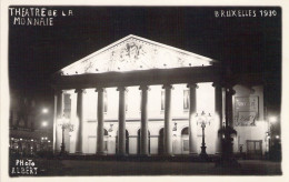 BELGIQUE - BRUXELLES - 1930 - Thêatre De La Monnaie - Carte Postale Ancienne - Sonstige & Ohne Zuordnung