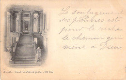 BELGIQUE - BRUXELLES - Escalier Du Palais De Justice - Carte Postale Ancien - Sonstige & Ohne Zuordnung