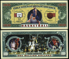 USA - FANTASY NOTE -  BASKETBALL - UNC / SERIES  SPORTS - Other & Unclassified