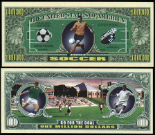 USA - FANTASY NOTE -  SOCCER - UNC / SERIES  SPORTS - Sonstige & Ohne Zuordnung