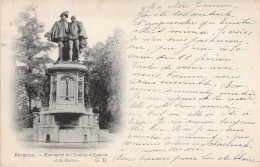 BELGIQUE - BRUXELLES - Monument Des Comtes D'Egmont Et De Hornes - Carte Postale Ancien - Sonstige & Ohne Zuordnung