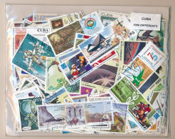  Offer - Lot Stamps - Paqueteria  Cuba 1000 Sellos Diferentes           - Kilowaar (min. 1000 Zegels)