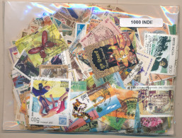  Offer - Lot Stamps - Paqueteria  India 1000 Sellos Diferentes           - Lots & Kiloware (mixtures) - Min. 1000 Stamps