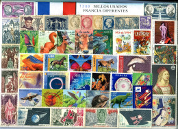  Offer - Lot Stamps - Paqueteria  Francia / Francia 1200 Sellos Diferentes / El - Mezclas (min 1000 Sellos)