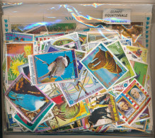  Offer - Lot Stamps - Paqueteria  Guinea Ecuatorial 1000 Sellos Diferentes      - Alla Rinfusa (min 1000 Francobolli)