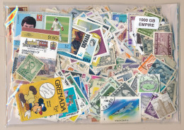  Offer - Lot Stamps - Paqueteria  Colonias Inglesas 1000 Sellos Diferentes / In - Kilowaar (min. 1000 Zegels)