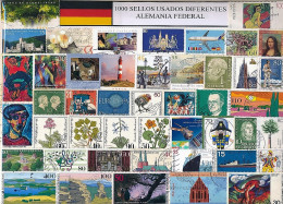  Offer - Lot Stamps - Paqueteria  Alemania / Federal 1000 Sellos Diferentes Ele - Alla Rinfusa (min 1000 Francobolli)