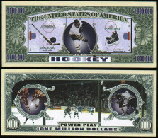 USA - FANTASY NOTE -  HOCKEY - UNC / SERIES  SPORTS - Other & Unclassified