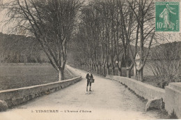 CPA (83 Var ) Vidauban Entraigues L'avenue D'Astros Dos Vert Animée - Vidauban