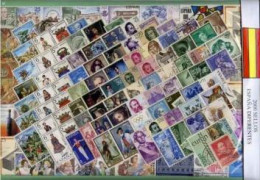  Offer - Lot Stamps - Paqueteria  España / 2º Centenario 3000 Sellos Diferentes - Alla Rinfusa (min 1000 Francobolli)