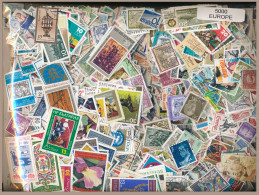  Offer - Lot Stamps - Paqueteria  Paises Europeos 5000 Sellos Diferentes        - Kilowaar (min. 1000 Zegels)