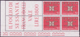 Europa CEPT 1963 Italie - Italy - Italien Y&T N°895 à 896 - Michel N°1149 à 1150 ***- Avec Vignettes Attenantes - 1963