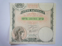 L 25  SUPERBE BILLET DE LOTERIE  De  1934   XXX - Billetes De Lotería