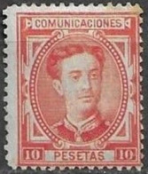 ESPAÑA ALFONSO XII EDIFIL 182 (0) Vc 154 - Unused Stamps