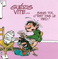 Double Carte Gaston Lagaffe HF - Bandes Dessinées