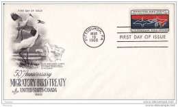 United States,Canada- Birds-oiseaux- FDC - 1961-1970