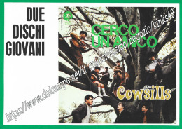 B244> < THE COWSILLS > Pubblicità Per Il 45 Giri < Cerco Un Amico > GIUGNO 1968 - Objets Dérivés