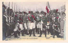 Hommes Militaire - NAPOLEON - Les Adieux De Fontainebleau - Carte Postale Ancienne - Politieke En Militaire Mannen