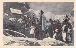 Hommes Militaire - NAPOLEON - Le Passage Du Mont St Bernard - Carte Postale Ancienne - Politicians & Soldiers