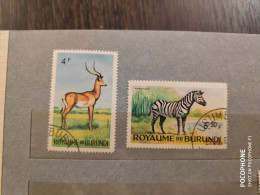 1964 Burundi	Animals (F7) - Used Stamps