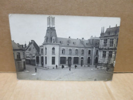 BERGUES (59) Carte Photo Place Bureau De Poste - Bergues