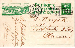 SUISSE / CARTE POSTALE DE 10cts VERT COLOMBE ILLUSTRATION KURHAUS SONN-MATT/Luzern - Postwaardestukken