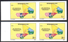 Mali 1819/20, Michel 2575/76 Imperforés En Paires, Carte Administrative, Décentralisation - Mali (1959-...)