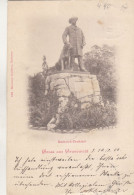 C8740) GRUSS Aus GRUNEWALD - Bismarck Denkmal - ALT !! LITHO 1900 Berlin - Grunewald