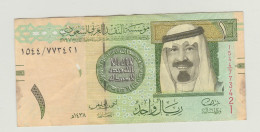 BANK NOTE SAUDI ARABIA 1 RIYAL KING ABDULLAH - Saoedi-Arabië